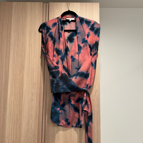 Iro Silk Tie Dye Orphee Blouse - Size 42 FR - Picture 6 of 11